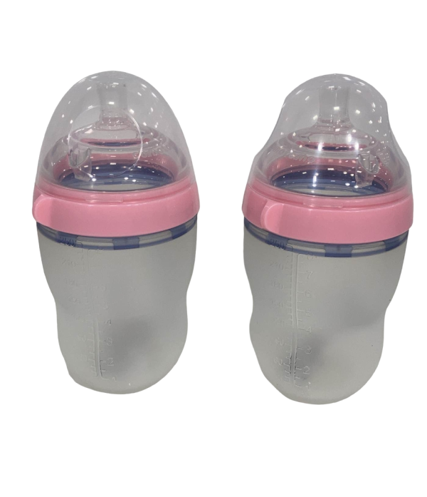 Comotomo Bottles, 2 Pack, Pink, 8oz Online Hot Sale