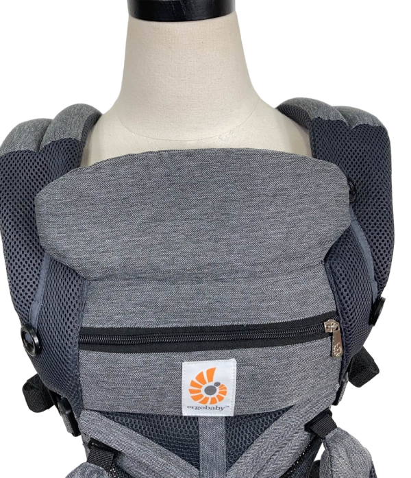Ergobaby 360 All Positions Cool Air Mesh Baby Carrier, Carbon Grey For Sale - Image 2