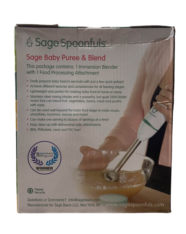 Sage Spoonfuls 2-in-1 Baby Food Maker Immersion Blender For Cheap - Image 2