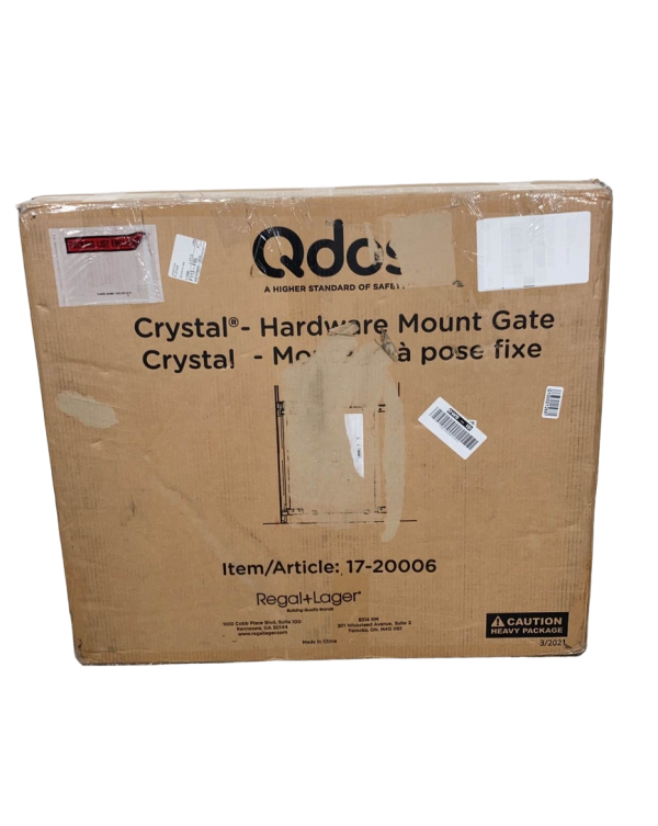 Qdos Crystal Designer Baby Safety Gate Hardware Mount Supply - Image 3