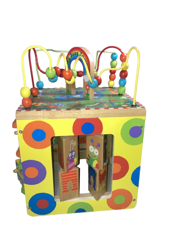 ALEX Toys Discover My Busy Town Wooden Activity Cube Hot on Sale - Image 3